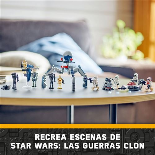 LEGO Star Wars TM 75372 Pack de Combate: Soldado Clon y Droide de