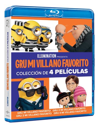 Gru Mi Villano Favorito 1-4 - Blu-Ray
