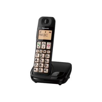 Teléfono inalámbrico Panasonic KX-TGE310SPB negro Dect