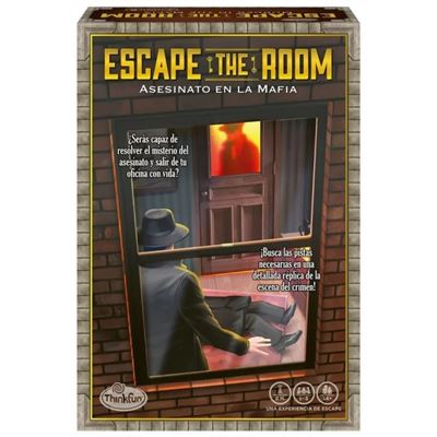 Escape the room: asesinato en la mafia - juego de mesa