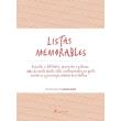 Listas memorables