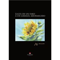 Luces de un faro a un girasol adormecido