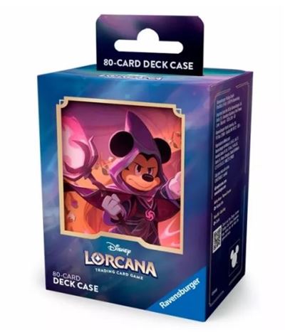 Disney lorcana reign of jafar caja para mazo mickey mouse aprendiz de brujo