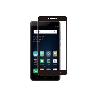 Protector de pantalla Muvit con marco Negro para Xiaomi Redmi 4X