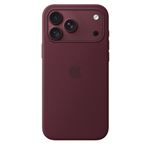 Funda de silicona Apple con MagSafe Burdeos para iPhone 18 Pro Max