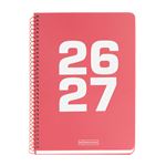 Agenda Escolar Miquelrius Plus Semana Vista Catalán Basic Coral 2026-27