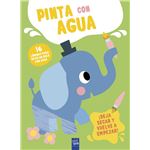 Pinta con agua. Elefante