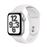 Apple Watch SE 44 mm GPS, Caja de aluminio en plata y correa deportiva Blanco