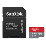 Tarjeta de memoria MicroSDXC Sandisk Ultra 64GB 140MB