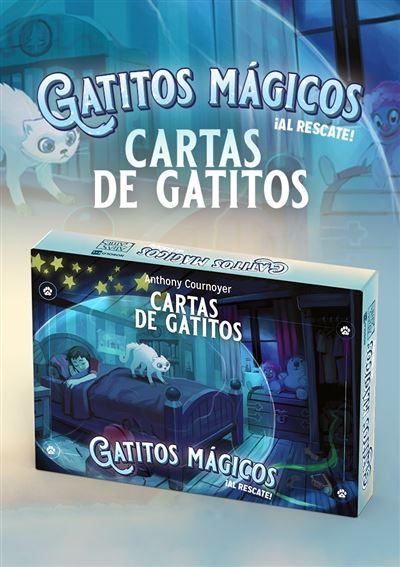 Juego de mesa gatitos magicos: cartas de gatitos ¡al rescate!. Expansión