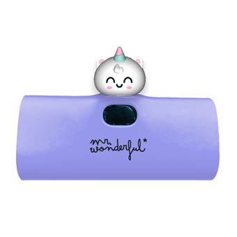 Mini Powerbank Mr Wonderful 5000mAh Gaticornio