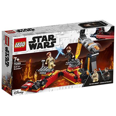 Lego Star Wars tm 75269 duelo en mustafar™ set guerra las galaxias plataformas giratorias deslizante y 2 minifiguras espadas colormodelo surtido juego construcciones 208 piezas 75269. juguete figuras anakin skywalker obiwan ‍7