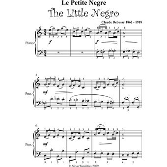 Le Petite Negre the Little Negro Easy Piano Sheet Music LIST PRICE - 1
