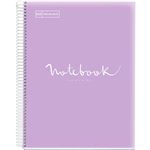 Cuaderno A4 Microperforado Miquelrius Emotions Rayado 7 Mm Lavanda