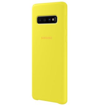 Funda de Silicón Para Samsung S10 Plus - Color Amarillo - Inicio