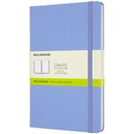 Cuaderno Moleskine Classic Large Lisa Tapa Dura Azul Hortensia