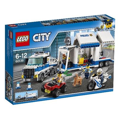 Lego City Centro de mando 60139 edad 6 374 piezas control juguete policía coche y moto para niños 12