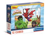 Clementoni cubos 12 uds spidey and his amazing friends