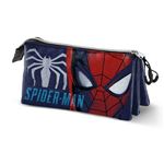 Karactermania Azul Estuche Portatodo Triple Marvel Spiderman Gaze - Imagen 1