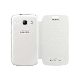 Samsung Flip cover Funda Galaxy Core blanca
