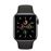 Apple Watch SE 40 mm GPS, Caja de aluminio en gris espacial y correa deportiva Negro