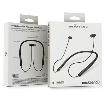 Auriculares Bluetooth Energy Sistem Neckband 3 Negro - Auriculares Bluetooth  - Los mejores precios