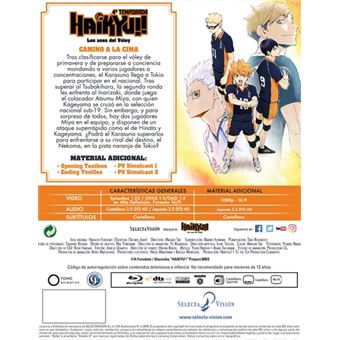 HAIKYU TEMPORADA 4 Blu-ray (episoidos 1 a 25 + 5 ova)