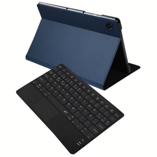 Silverht Azul Funda Con Teclado Para Samsung Galaxy Tab A11+