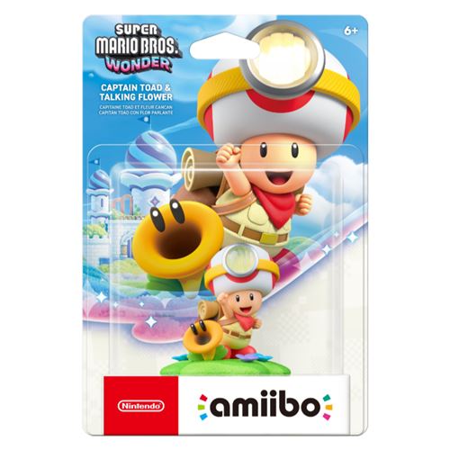 Figura Amiibo Capitán Toad Con Flor Parlante