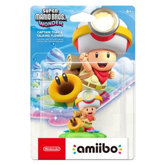 Figura Amiibo Capitán Toad con Flor Parlante