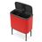 Cubo de basura Brabantia Bo Touch Bin 11 + 23 L Rojo_1