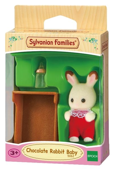 Figura Bebé Conejo Chocolate Sylvanial Families