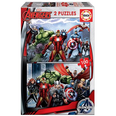 Puzzle Educa Avengers 2x100 piezas