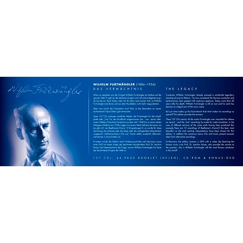 Box Wilhelm Furtwängler: The Legacy (107 CD + DVD + libro) - Disco