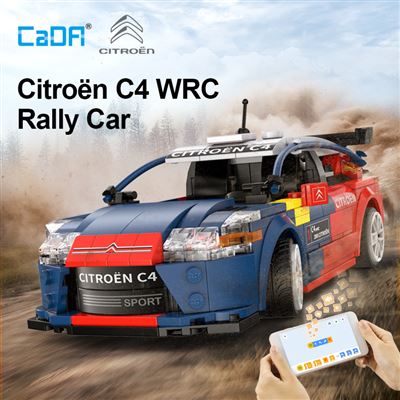 Set de construcción cada 118 citroen c4 wrc (sebastian loeb) app+rc 329 piezas