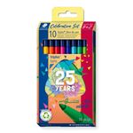 Caja 8+2 Rotuladores Staedtler Triplus Color 25 Years 323