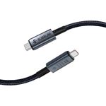 Cable de carga y datos Subblim High USB-C 4.0 240W 1.5m Negro