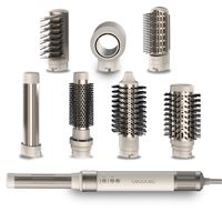 Moldeador de pelo multifunción 8 en 1 Cecotec CermicCare AirGlam 1400W Champagne