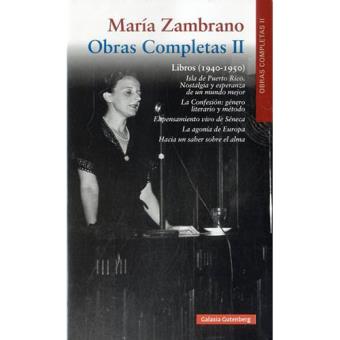 María Zambrano. Obras completas II - 1