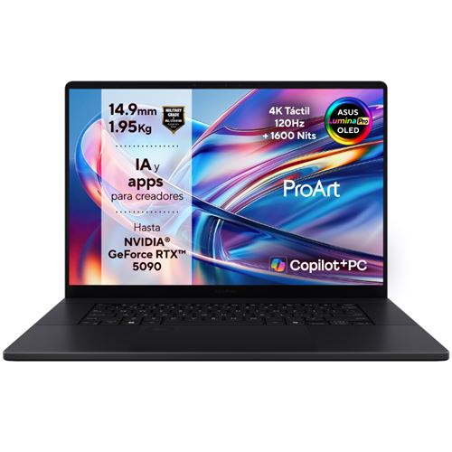 Asus Unisex Negro Proart P16 (H7606); Copilot+ Pc - Imagen 3