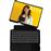 Funda con teclado magnético SilverHT Negro para Samsung Galaxy Tab A11+