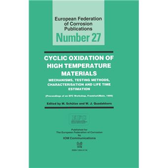 Cyclic Oxidation of High Temperature Materials EFC 27 - 1