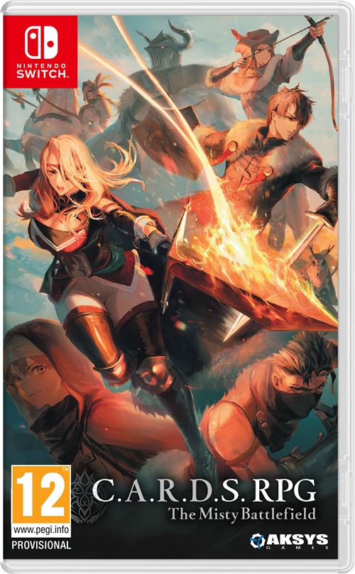 Meridiem C.a.r.d.s. Rpg: Misty Battlefield Nintendo Switch