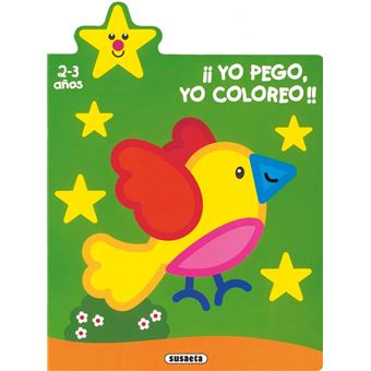¡Yo pego, yo coloreo! 2-3 años