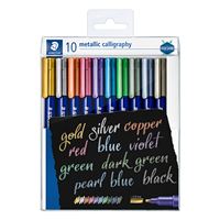 STAEDTLER Lumocolor 31-9WP4GS - Rotuladores Permanentes De Color Negro, Estuche Con 4 Unidades De Distinto Grosor