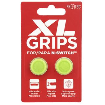 Grips FR-TEC Pro XL Amarillo Neón para Nintendo Switch