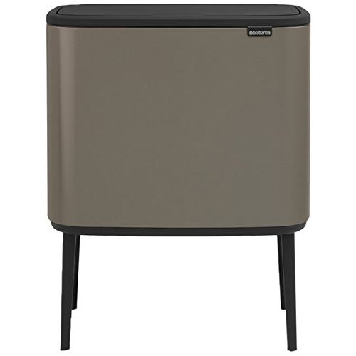 Cubo De Basura Brabantia Bo Touch Bin 11 + 23 L Platino