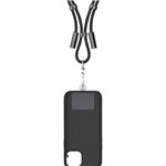 Cable de cordón Friendly Lanyard con tarjeta USB-C Negro