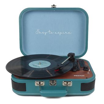 Tocadiscos Bluetooth Prixton VC600 Azul