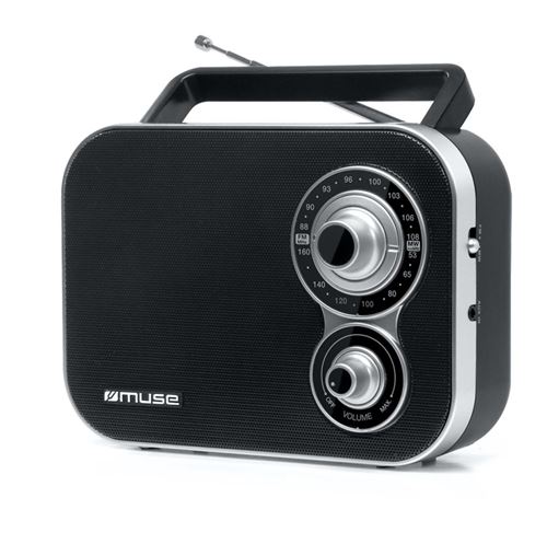 Radio Am/fm Muse M-051r Radio Negro